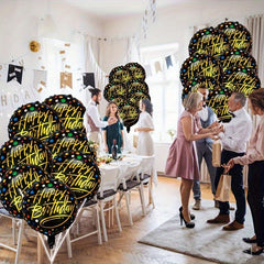 7pcs 45 Dot Aluminum Film Balloon Party Decoration