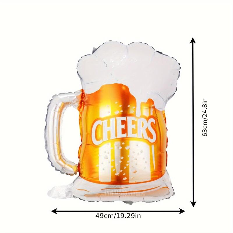 Birthday Theme Balloon Set Love Star Beer Cup Cocktail Crown Happy Birthday Flag