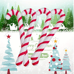 4pcs Inflatable Christmas Cane Entertainment Interactive Toy