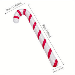 4pcs Inflatable Christmas Cane Entertainment Interactive Toy