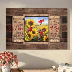 Memorial Landscape Sunflower Field Canvas Wall Art