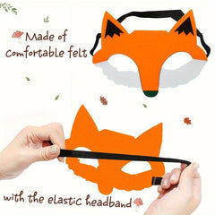 9pcs Animal Felt Eye Mask Set for Parties and Events