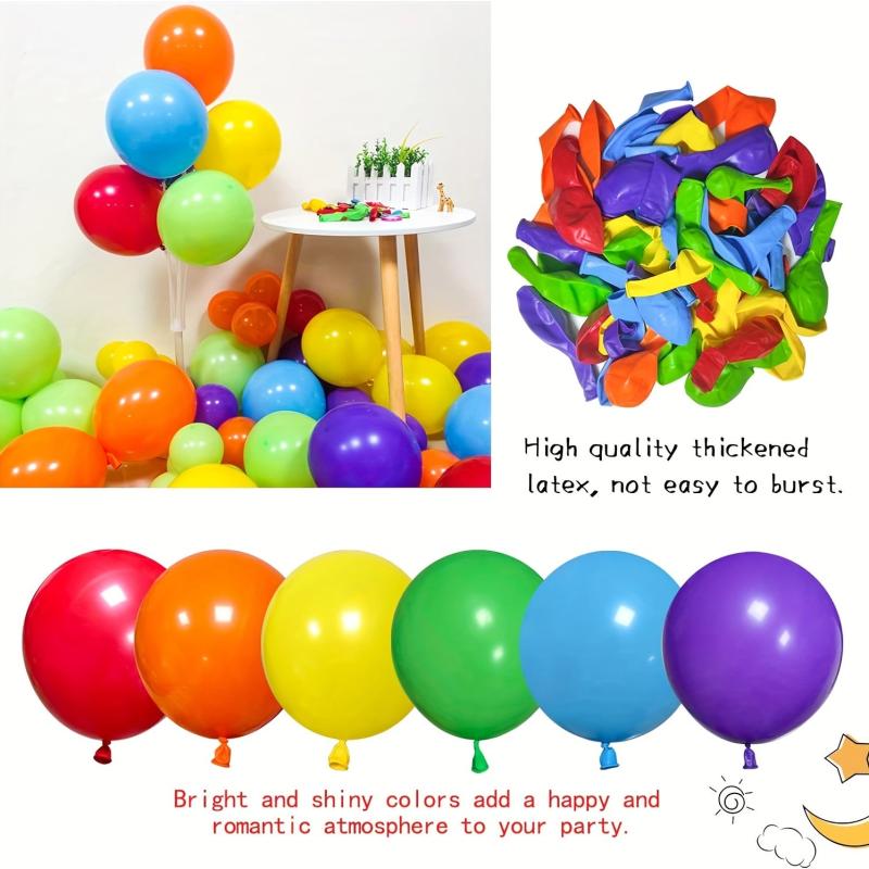 Rainbow Balloon Arched Set Colorful Party Balloon Wreath