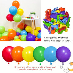 Rainbow Balloon Arched Set Colorful Party Balloon Wreath