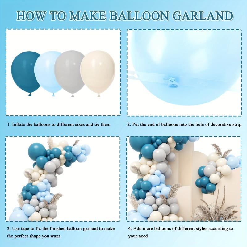 124pcs Sand Gray Balloon Arch Kit for Wedding Reception Bridal Shower
