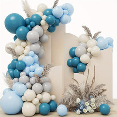 124pcs Sand Gray Balloon Arch Kit for Wedding Reception Bridal Shower