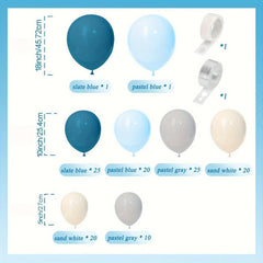 124pcs Sand Gray Balloon Arch Kit for Wedding Reception Bridal Shower