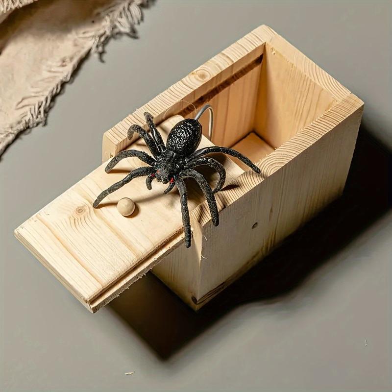 Wooden Bug Box Prank Toy - Perfect for Christmas