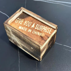Wooden Bug Box Prank Toy - Perfect for Christmas