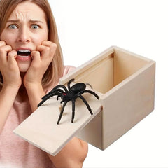 Wooden Bug Box Prank Toy - Perfect for Christmas