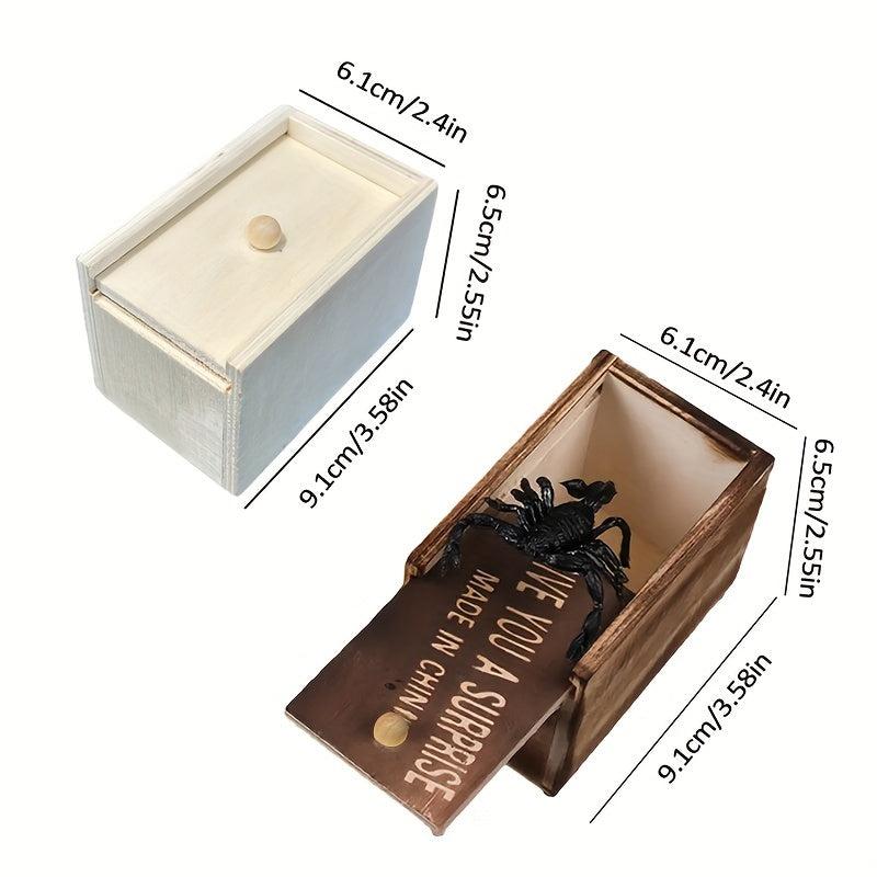 Wooden Bug Box Prank Toy - Perfect for Christmas