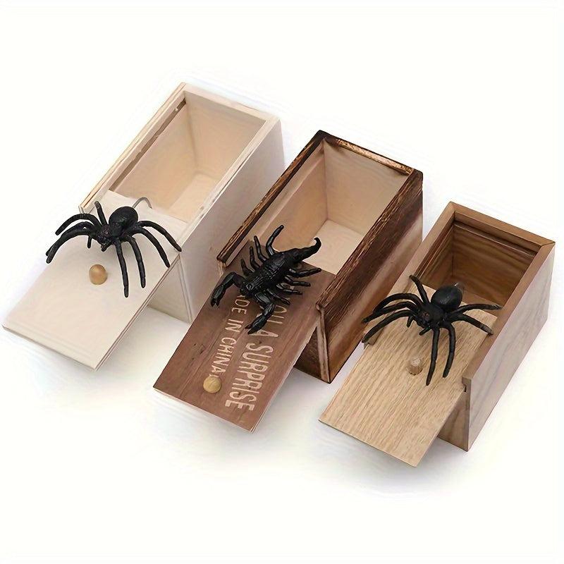 Wooden Bug Box Prank Toy - Perfect for Christmas