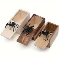 Wooden Bug Box Prank Toy - Perfect for Christmas