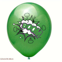 12pcs Birthday Theme Balloons Party Decoration Latex Balloons