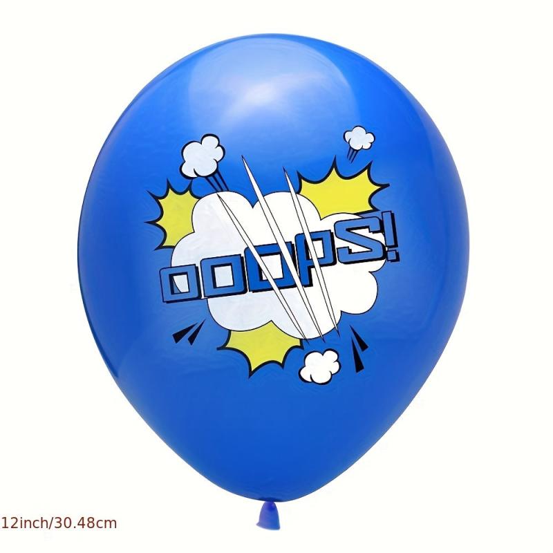 12pcs Birthday Theme Balloons Party Decoration Latex Balloons
