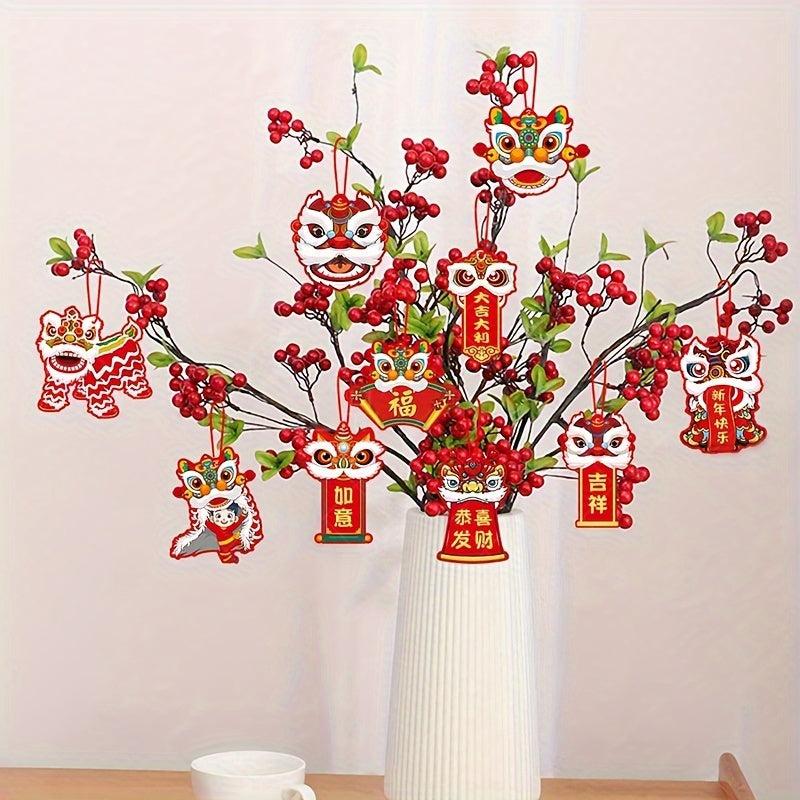 20pcs Lion Dance Year Party Hanging Ornaments