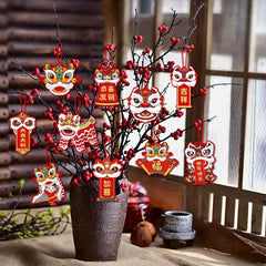 20pcs Lion Dance Year Party Hanging Ornaments