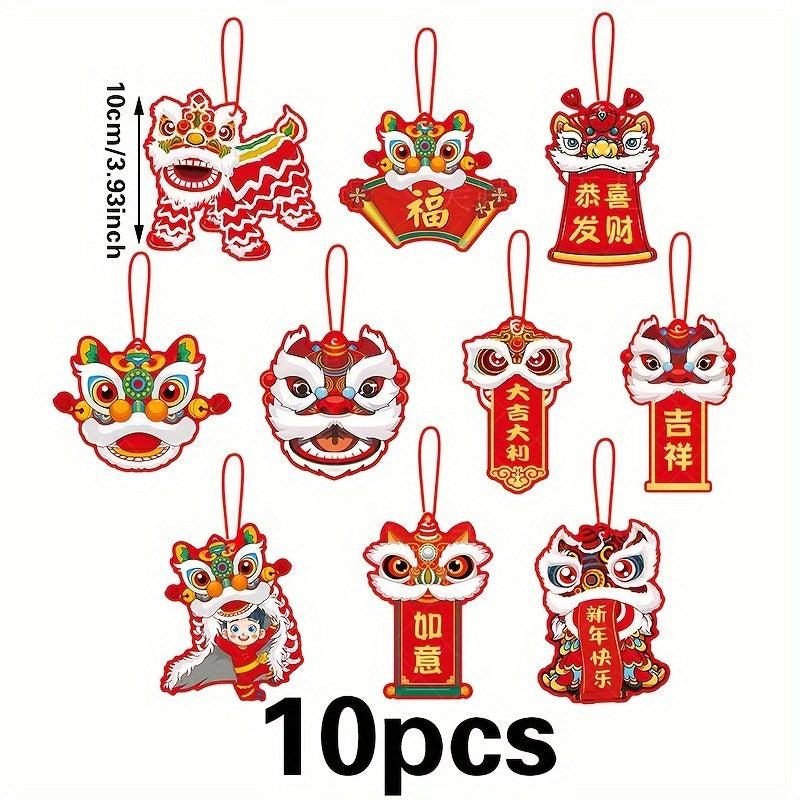20pcs Lion Dance Year Party Hanging Ornaments