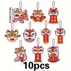 20pcs Lion Dance Year Party Hanging Ornaments