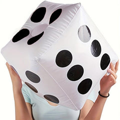 2 Pcs 33cm Inflatable Dice Toy Indoor Outdoor Broad Game Pool Party Supplies