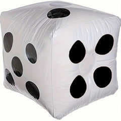 2 Pcs 33cm Inflatable Dice Toy Indoor Outdoor Broad Game Pool Party Supplies
