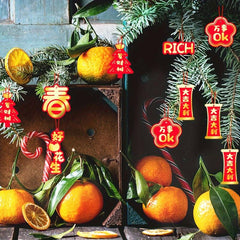 20pcs Year Decorations Spring Hanging Ornaments Lucky Pendants