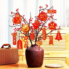 20pcs Year Decorations Spring Hanging Ornaments Lucky Pendants