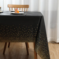 Small Dots Disposable Tablecloth PEVA Thick Waterproof