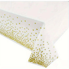 Small Dots Disposable Tablecloth PEVA Thick Waterproof
