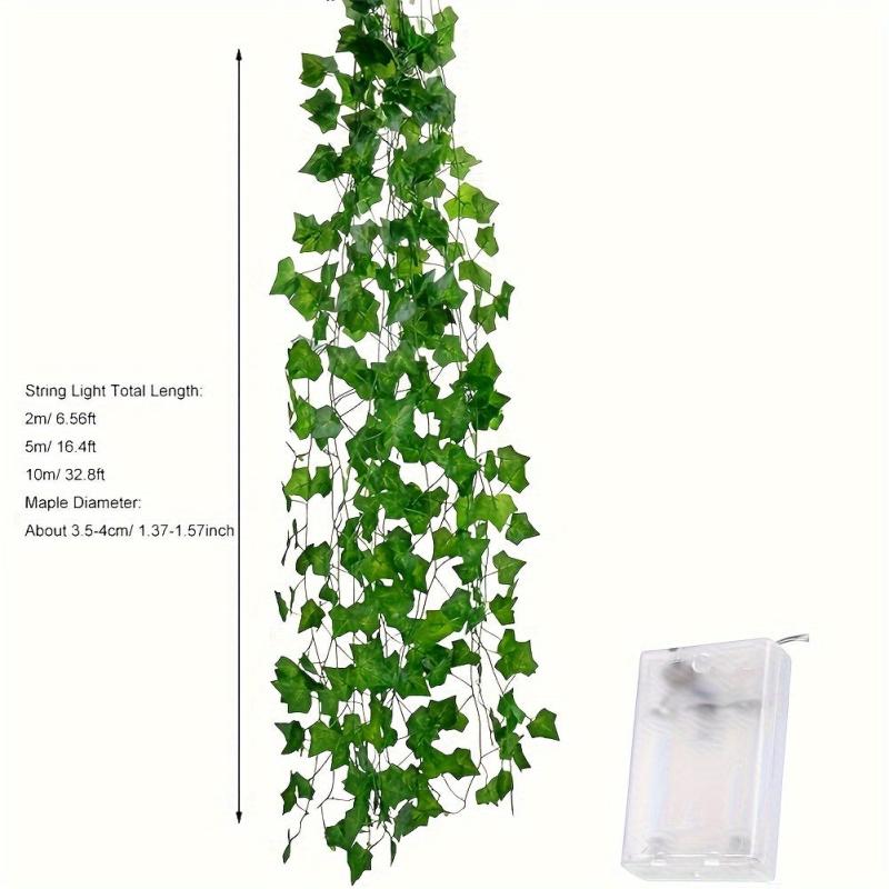 LED Leaf Light String Box Power Wedding Christmas Holiday Decoration 10m