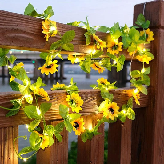 LED Leaf Light String Box Power Wedding Christmas Holiday Decoration 10m