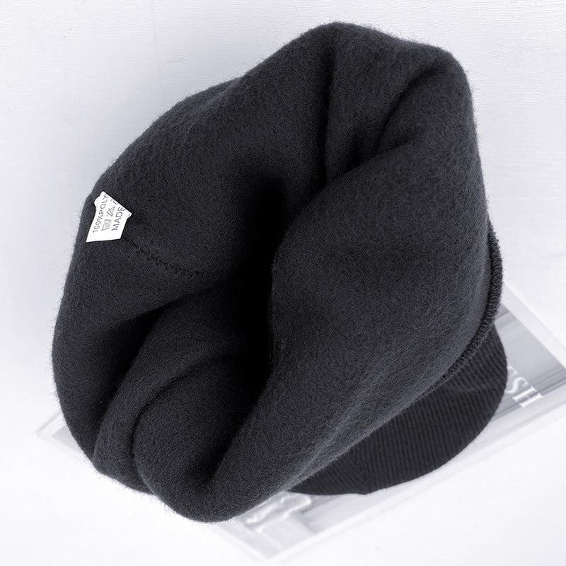 Warm Three-hole Ski Hat With Fleece Ear protection Knitted Hat