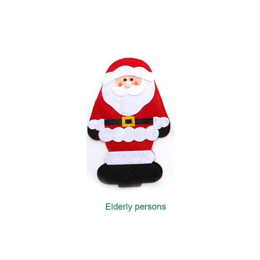 Christmas Cutlery Bag Set Home Decor Accessories