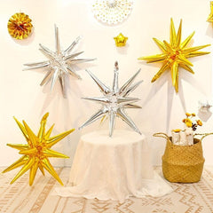 5pcs Star Aluminum Film Balloon Room Decor