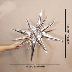 5pcs Star Aluminum Film Balloon Room Decor
