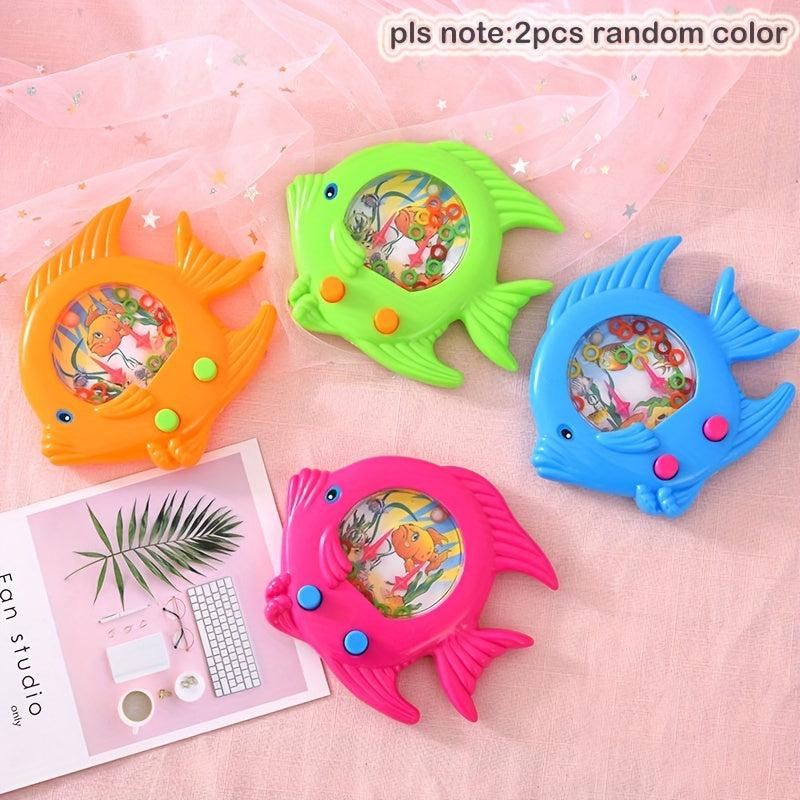 2pcs Throw & Toss Water Handheld Game Retro Mini Pocket Travel Toys