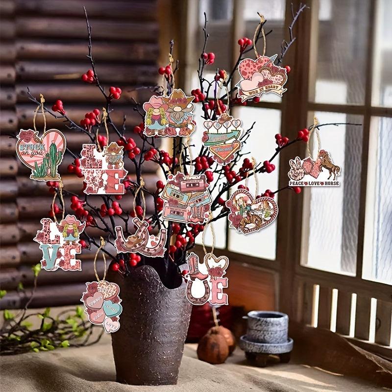 Cowboy Themed Hanging Ornaments Decoration