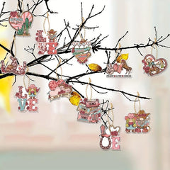 Cowboy Themed Hanging Ornaments Decoration