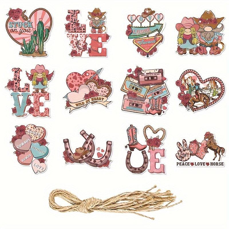 Cowboy Themed Hanging Ornaments Decoration