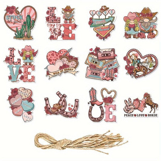 Cowboy Themed Hanging Ornaments Decoration