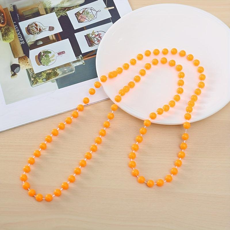 Round Bead Chain Party Wedding Decoration Christmas Necklace