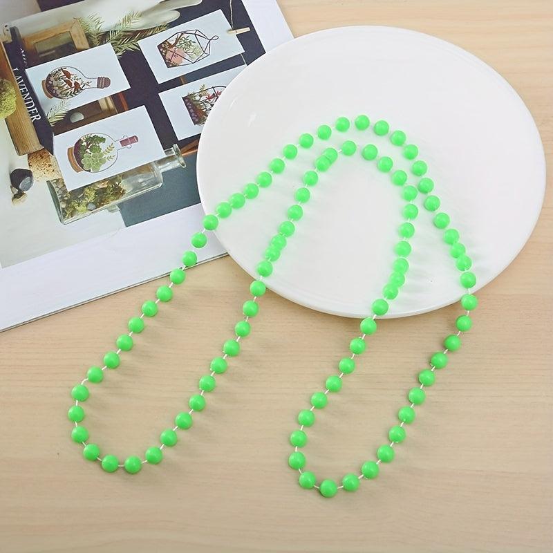 Round Bead Chain Party Wedding Decoration Christmas Necklace