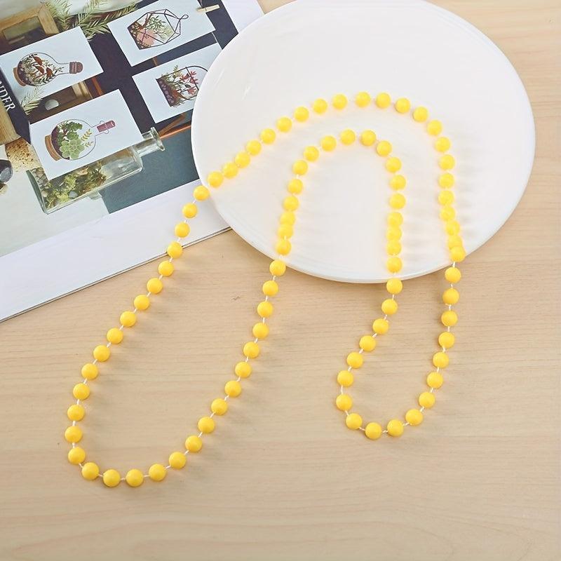 Round Bead Chain Party Wedding Decoration Christmas Necklace