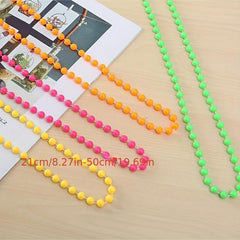Round Bead Chain Party Wedding Decoration Christmas Necklace