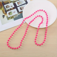 Round Bead Chain Party Wedding Decoration Christmas Necklace