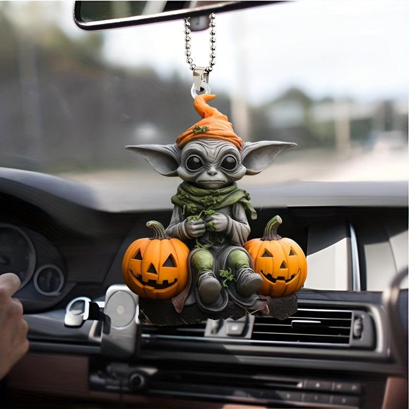 Alien Pumpkin Car Pendant Ornaments for Home Decoration