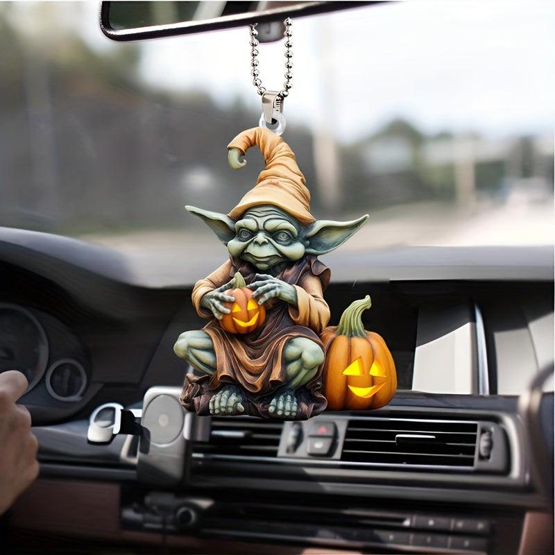 Alien Pumpkin Car Pendant Ornaments for Home Decoration