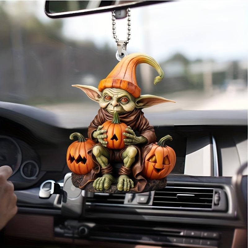 Alien Pumpkin Car Pendant Ornaments for Home Decoration