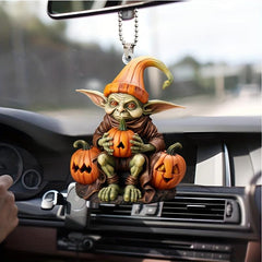 Alien Pumpkin Car Pendant Ornaments for Home Decoration