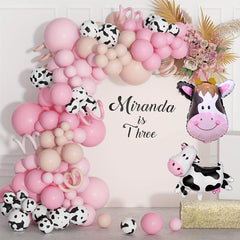 Farm Theme Cow Party Balloons Set